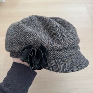 Mucros Weavers Irish Wool Tweed Newsboy Hat, One Size